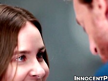 HOT TEACHER RYAN MC LANE FUCKS JAY TAYLOR's SHAVED PUSSY IN CLASSROOM