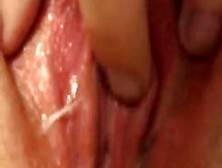 Close Up Wet Pussy Fingering