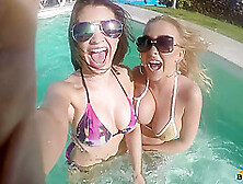 Gopro Pool Fun - Realbikinigirls