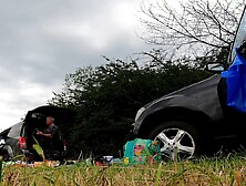 No pants beauties outdoors enjoyment on try on haul day with underware and short summer suit and miniskirts