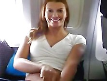 Hawt Angels Masturbate On The Plane