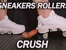 Shoejob With Roller Sneakers Cbt - Tamystarly - Bootjob,  Trampling,  Ballbusting