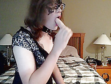 Teen Sissy Alex In Chastity Plays With Toys