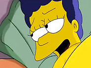 Horny Marge Simpson getting banged just how she likes it