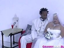 Gilf Bride Riding Long Black Cock