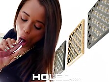 Smallish superslut,  Holly Hendrix is having ass-fuck fuck-a-thon with her ex,  in front of the camera