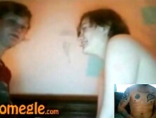 [Omegle] Bi-Curious Gfs Get Frisky 4 Guy Jerking