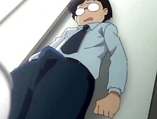 Hentai secretary with massive tits is shagged by a kinky boss