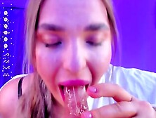 Violla Sinz Blue Eyed Blonde Deep Throat 6. 14. 23