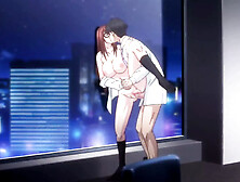 Hard Session and Wet Pantie for my Shy Coworker in Office - Anime Hentai Porn,  ENG Sub