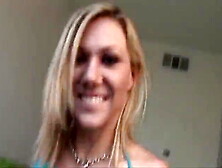 She makes hin cum in his pants