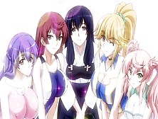 Uncensored Anime // Five Hoes From The Sports Club Really Want To Fuck Their Coach // Anime