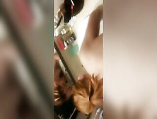 Beauty Geeks Suck Dick Into Toilet