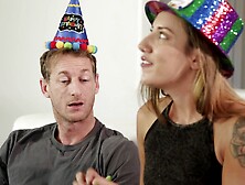 Sophia Grace cannot resist sucking a hot fellow's boner