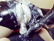 Expert lady is playing her paramour's bootie and kneading his man sausage, to make him jism