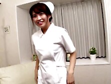 Naughty Japanese Nurse Gets Horny & Receives A Manhood In Her Cunt