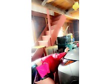 spun bimbo sissy smoking semi-public