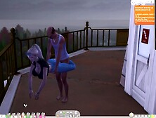 The Sims Four: Enjoy The View From The Lighthouse And Have Sex With A Pretty Woman