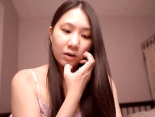 Adorable petite Asian girl ASMR for sweet pillow talk