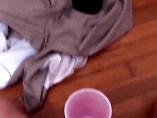 Kristen Scott and Arya Fae facialized after hardcore sex