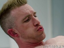 Anal Fucking And Kissing In The Office With Hot Gay Studs