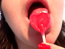 Stepdaughter Sucks Lolipop And Shows Her Dirty Asshole