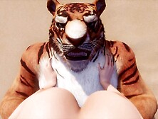 Naughty Life / Big Tiger Furry Knotting Female SELF PERSPECTIVE