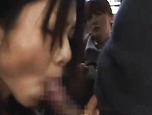 Publicsex Oriental Sucks Cock On The Bus