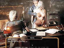 I fuck tow sexy girl in one bed best hot 3d game