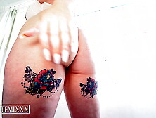 Massive Boob N3rdy Mind3d has her tight snatch creampied by fat penis