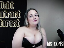 Debt Contract Interest feat. Ms Construed aka Serena the Pixel Witch Findom Director of Debt