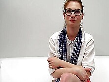 Nerdy Amateur Teen Interviewed And Fucked In Porn Audition (18+)