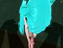 3D Anime Point Of View Hatsune Miku Licks You Off