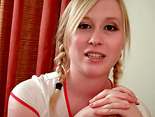 Willing and cute nurse helps bring an older patient off