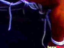 JOCK BONDAGE - Tattooed man in uniform is bound and cant release himself