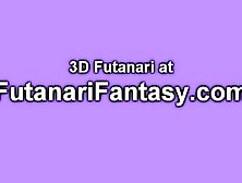 3D Futanari Babes Orgasming