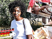 GERMAN SCOUT - DARK DARK MILF ZAAWAADI | REAL PUBLIC PICKUP SEX | HAIRY CUNT ROUGH