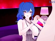 St.  Louis (Luxury Handle) and I have intense sex at a love hotel.  - Azur Lane Cartoon