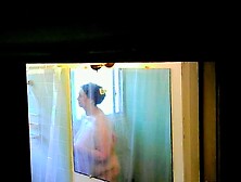 Bbw Window Shower Spy 9