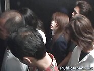 Awesome-Titted Jap Chick Akari Hoshino Invaded In Public