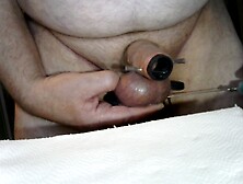 Triple Torture: 1-Foreskin,  2-Balls,  3-Cock Head