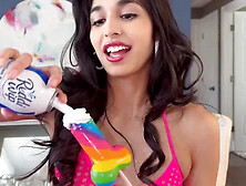 Sexy Couple Eats Whipped Cream Out Each Others Asses & Anal Sex