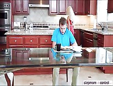 Loyal Stepson Van Wylde Gets A Quickie Breakfast Blowjob