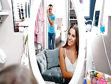 Consummate Eveline Dellai - balls licking movie - Girls Rimming