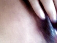 My Latina girlfriend playing with her pussy