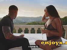 Andrea Retali,  A Spanish Brunette With Long Dark-Hued Hair,  Passionately Indulges In Outdoor Sex,  Lovingly Referred To As Xxx Po