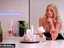 Blackedraw Breasty golden-haired takes on BBC