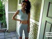 Brunette hair Supermodel Jada Doll Hooks Up With Bryan Gozzling!