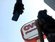 Upskirt - Wavy Dress Brunette