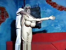 Latex Doll suit girl transformation